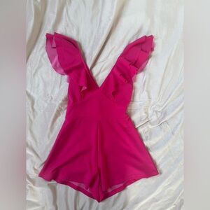 Super cute hot pink romper